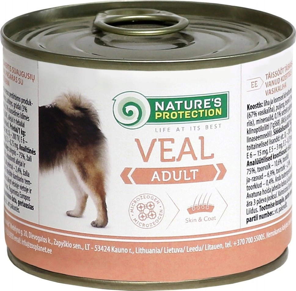 NATURE``S PROTECTION Adult Veal - wet