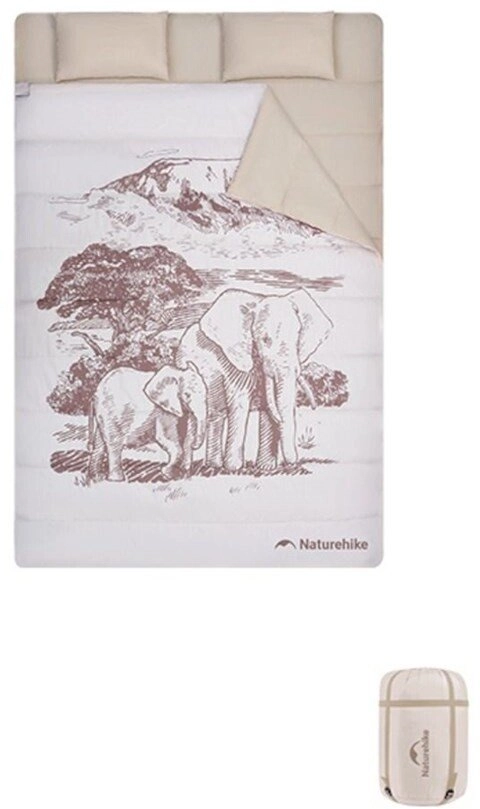 Double sleeping bag m250 nh21msd06-gray NATUREHIKE