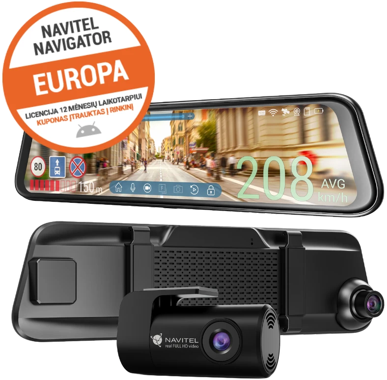Navitel MR750 Advanced Smart Mirror GPS