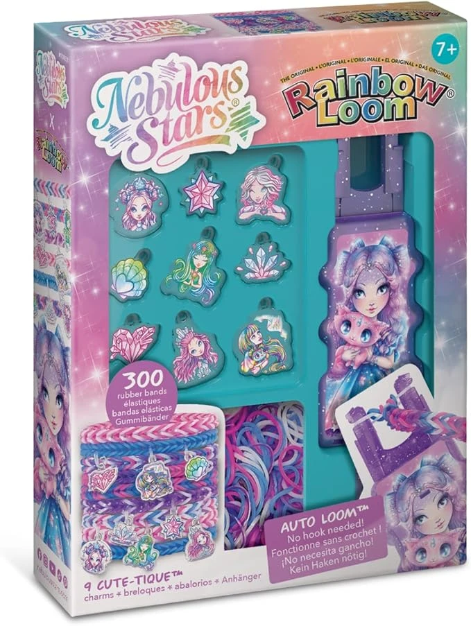NEBULOUS STARS RAINBOW LOOM Bracelet Making