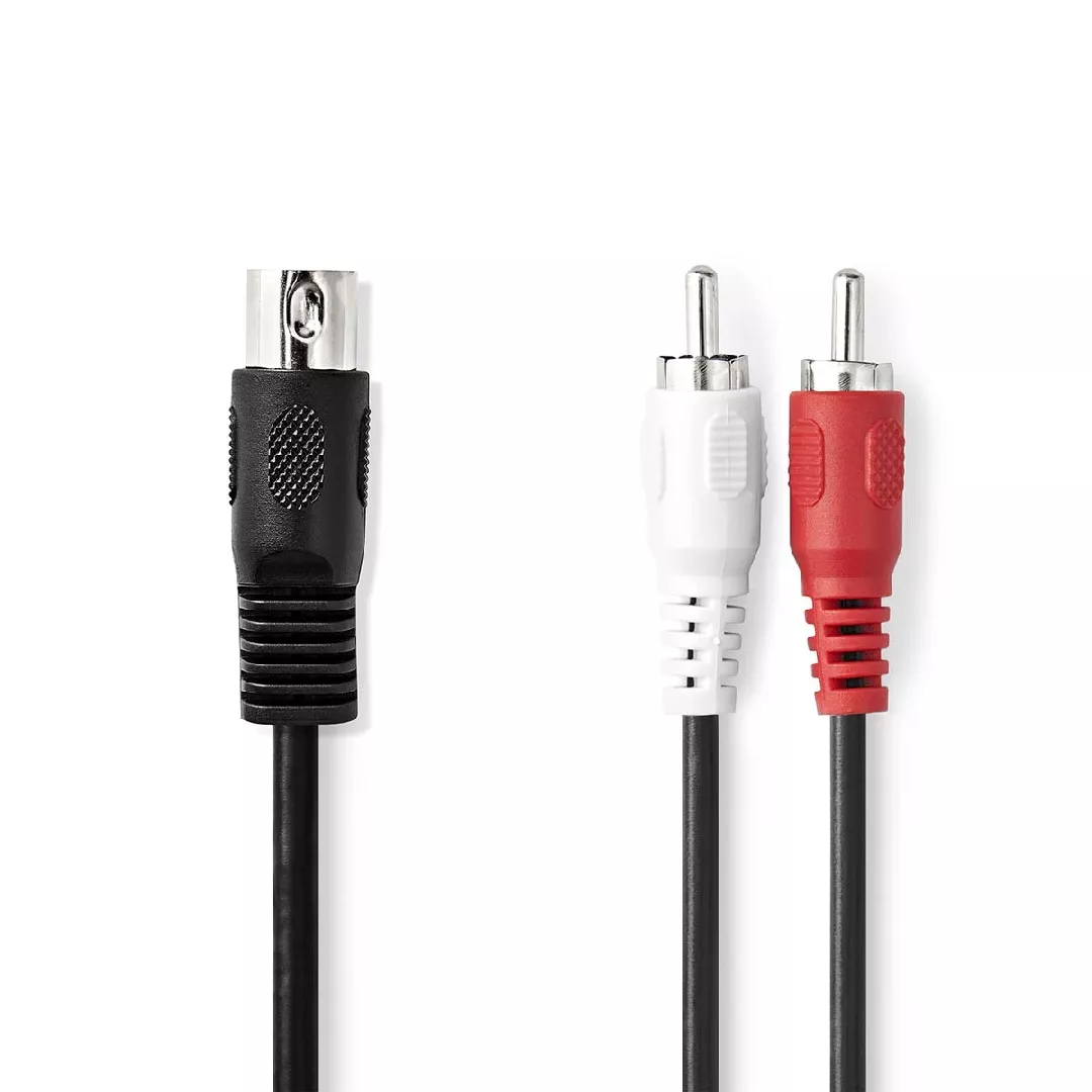 Nedis CAGL20200BK10 audio cable 1 m