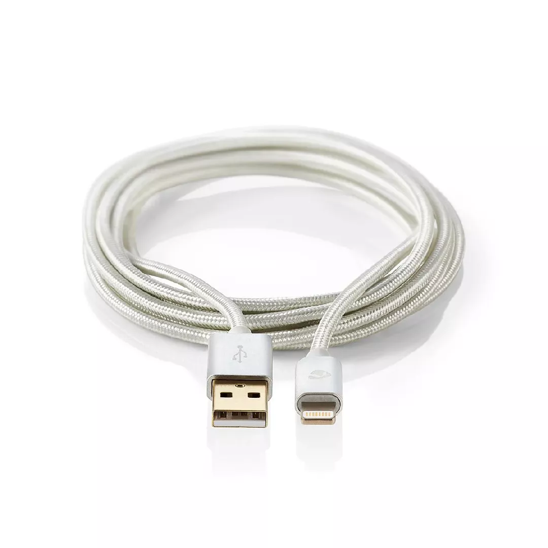 Nedis CCTB39300AL30 mobile phone cable Aluminium