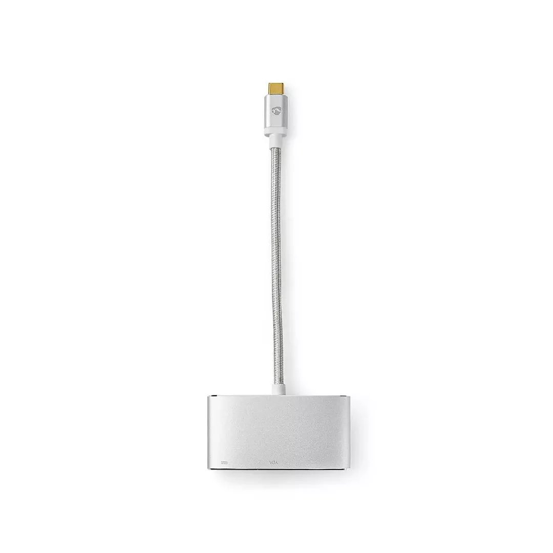 Nedis CCTB64760AL02 laptop dock/port replicator Aluminium