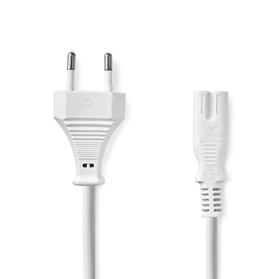 Nedis CEGL11040WT30 power cable White 3