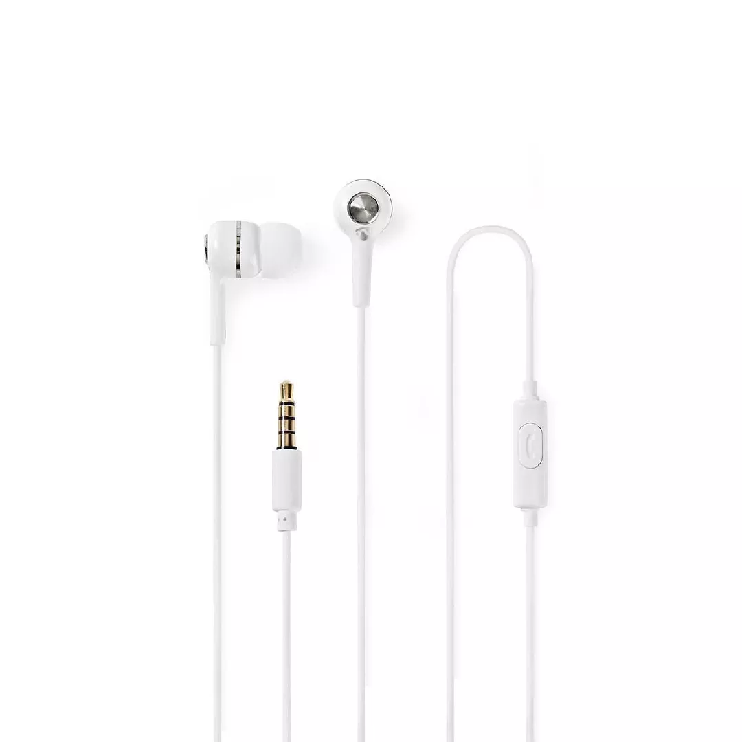 Nedis HPWD2020WT headphones/headset Wired In-ear Calls/Music