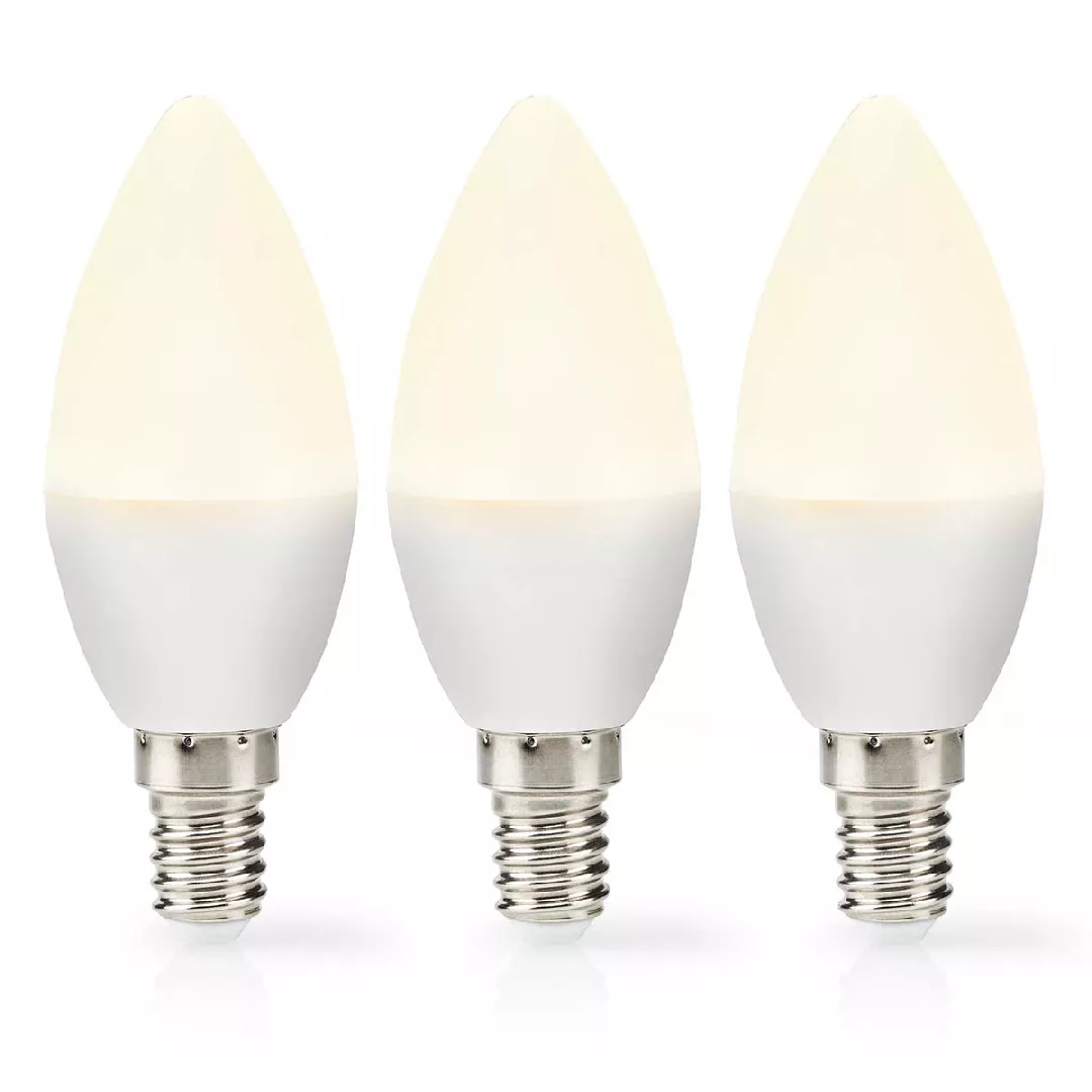 Nedis LBE14C351P3 energy-saving lamp Warm white