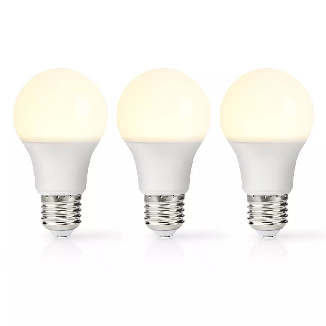 Nedis LBE27A601P3 LED bulb Warm white