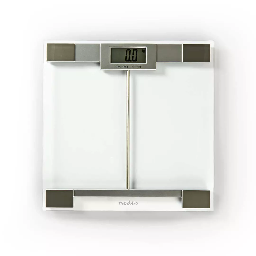 Nedis PESC110DCT personal scale Transparent Electronic