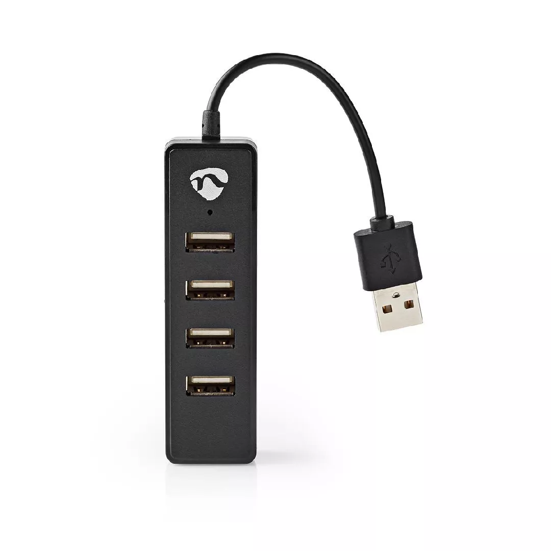 Nedis UHUBU2420BK interface hub USB 2