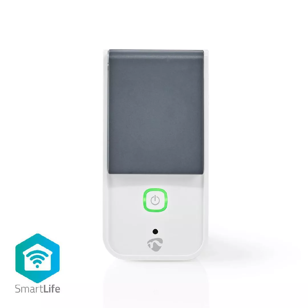 Nedis WIFIPO120EWT smart plug Grey White