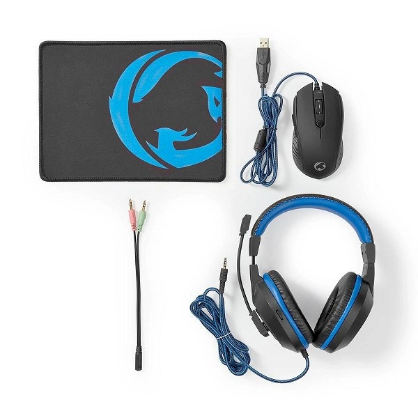 Nedis GCK31100BK 3-in-1 Gaming Combo Set