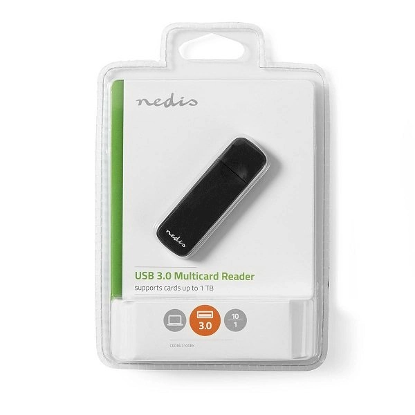 Nedis CRDRU3100BK SD/microSD Cardreader 5412810271801