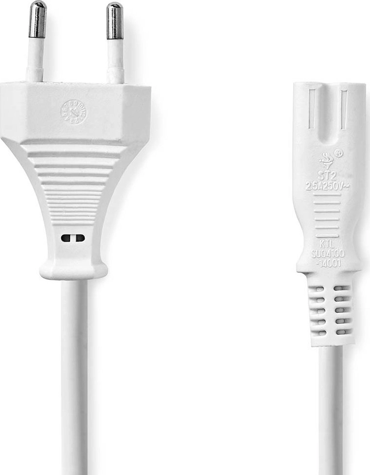 Nedis CEGL11040WT20 power cable White 2