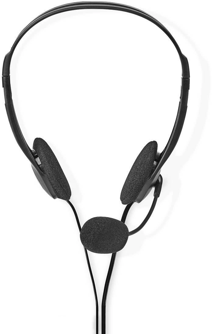 Nedis headphones/headset Black CHST100BK 5412810274130