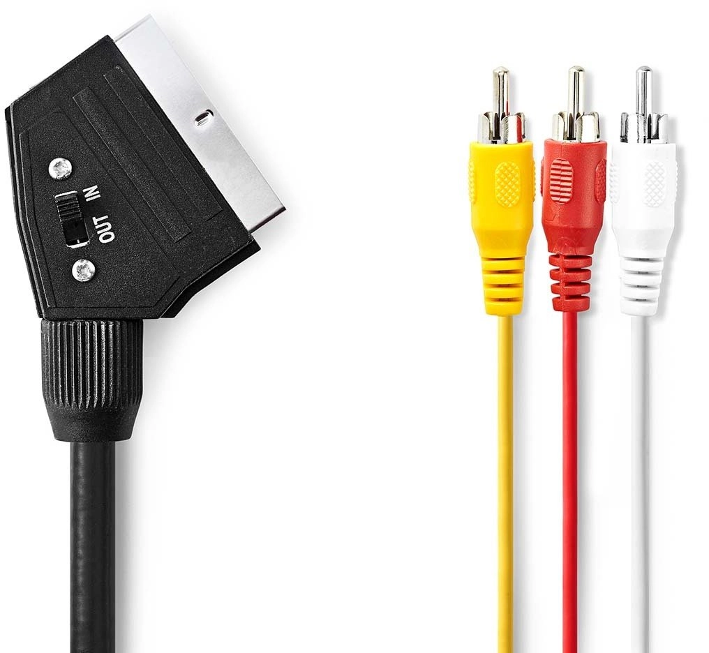 Kabel Nedis Cable SCART plug -