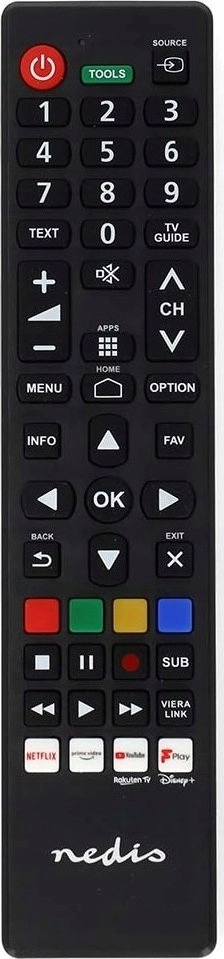 Remote control Nedis Nedis TVRC45PASHBK remote