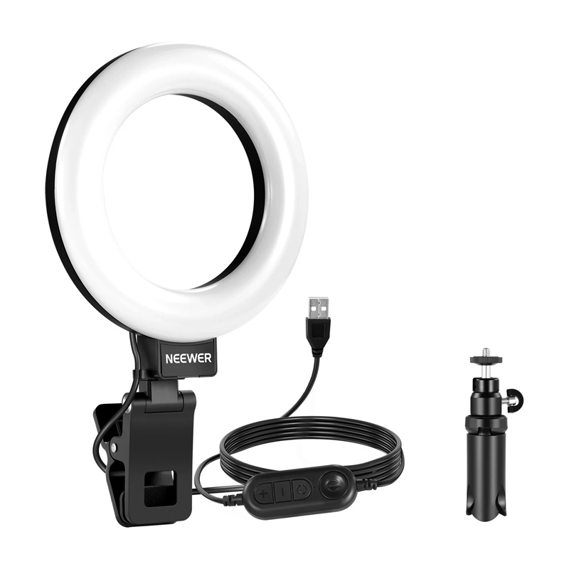 Lampa pierścieniowa na klips 5" /