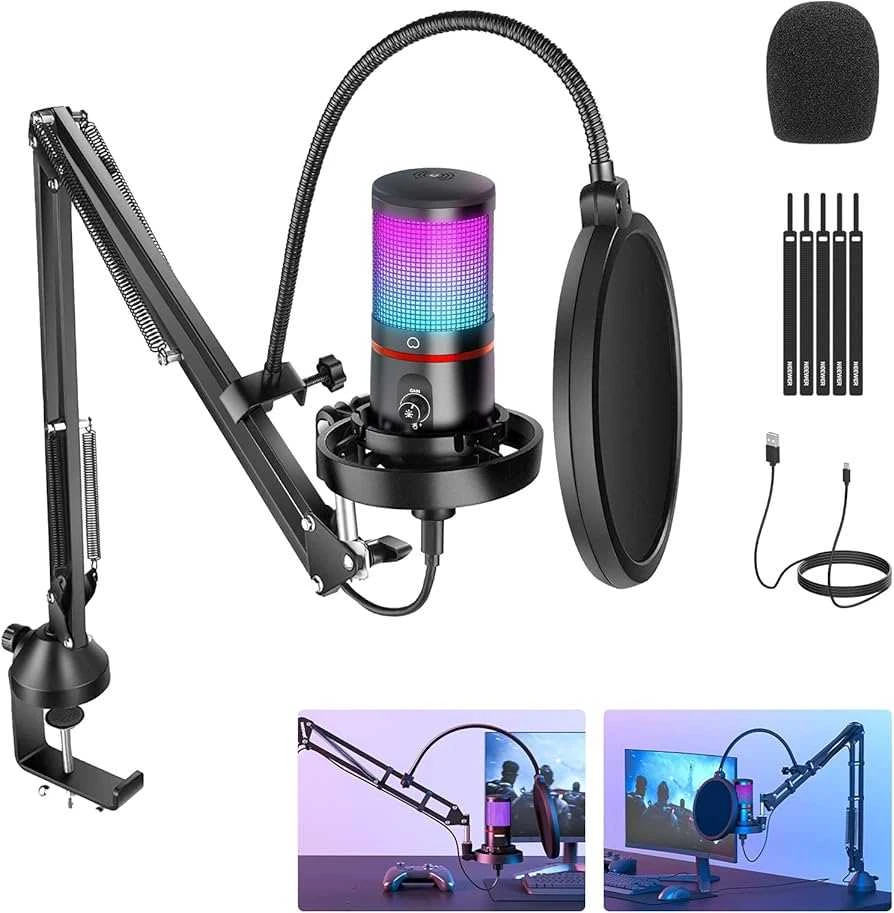 NEEWER RGB USB MICROPHONE 4 in