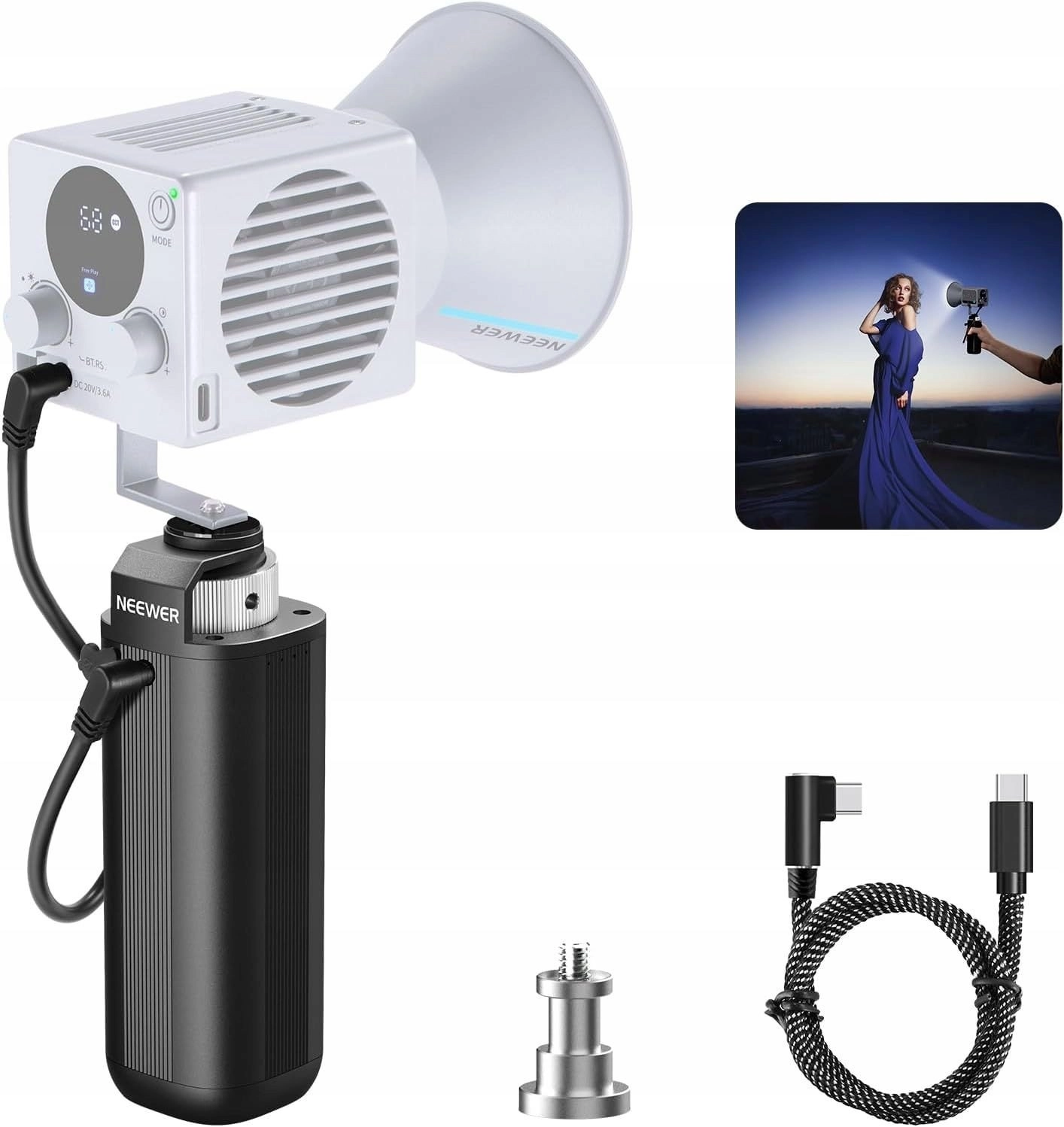 Power Bank Grip Power Holder 100W