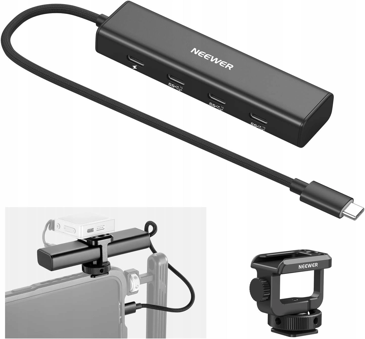 Hub 4in1 5x Usb-c 10gbps 100w