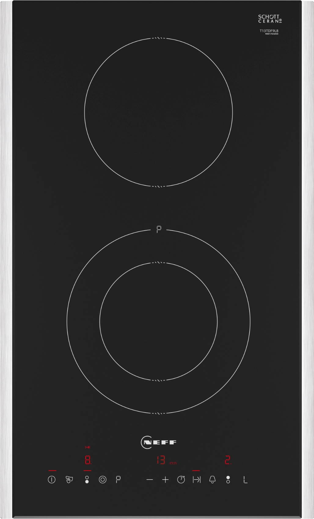 Neff T13TDF9L8 hob Black Built-in 30