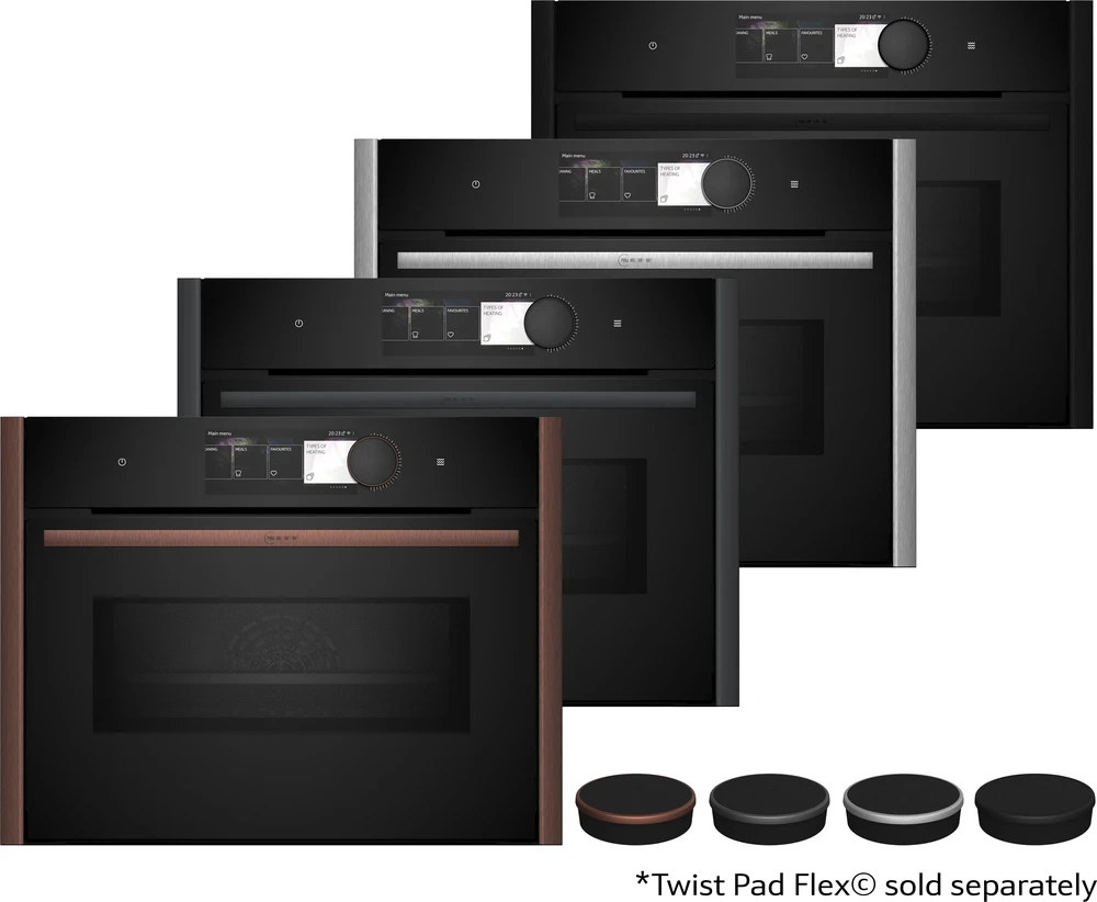 Built-in compact oven with microwave function