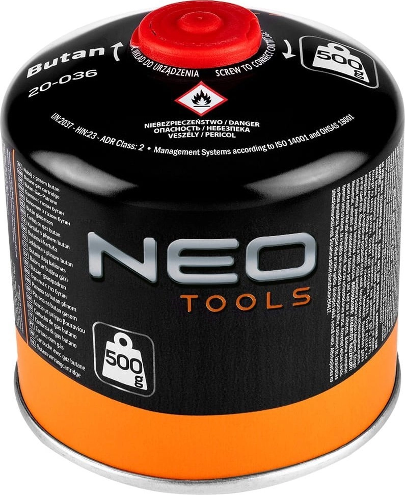 Neo Butane Gas Cartridge 500g Wind-up