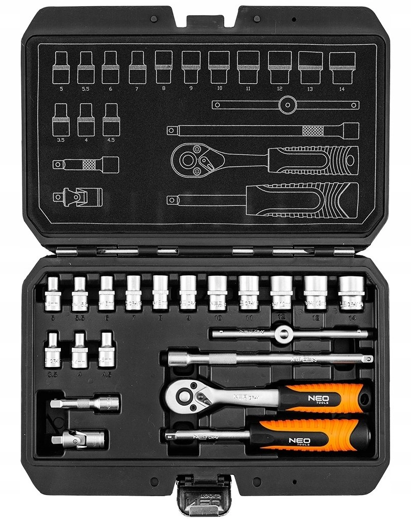 Neo tool set Set of 1/4``