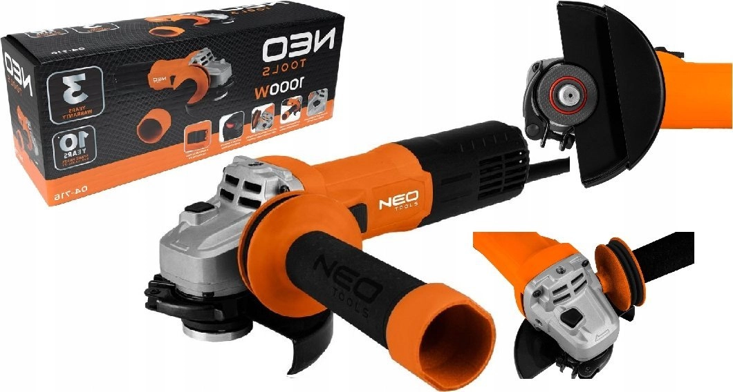 Angle grinder 1000W 125 mm 04-716