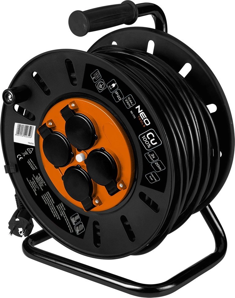Neo Reel extension cable 20m 3x1