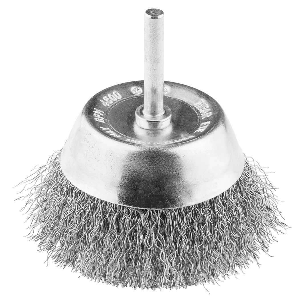 Wire butt brush 50 mm  crimped