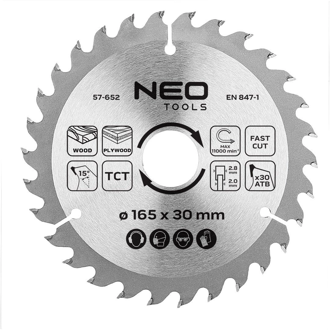Saw blade Widia 165 x 30
