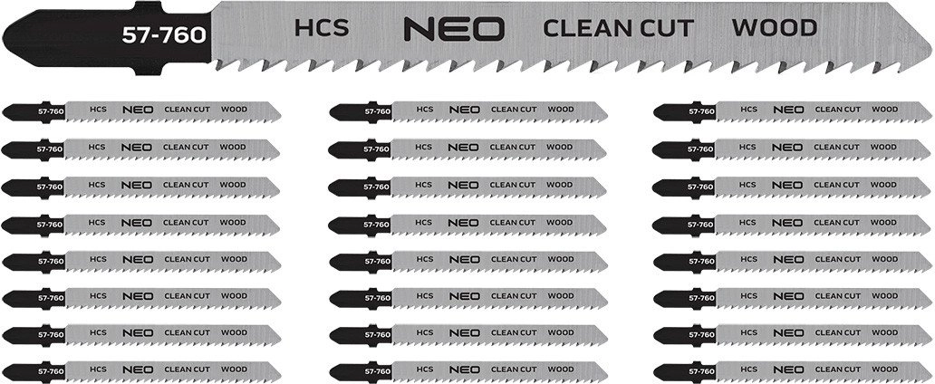 Jigsaw blades  10TPI  HCS  T-handle  25
