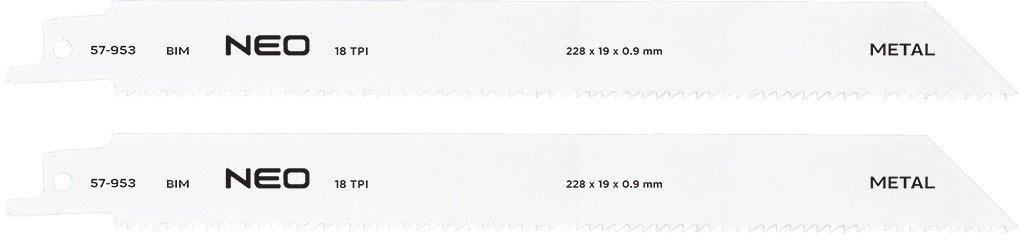 Reciprocating saw blades 228 x 19