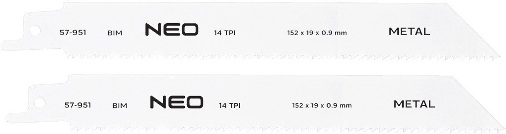 Reciprocating saw blades 152 x 19