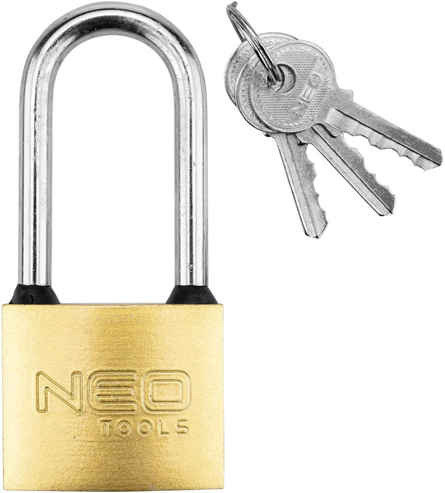 Padlock with long shackle 50 mm