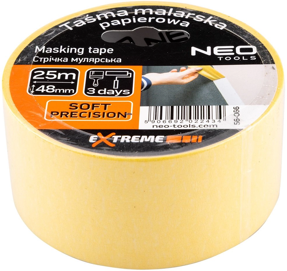 Neo Yellow paper painting tape 48