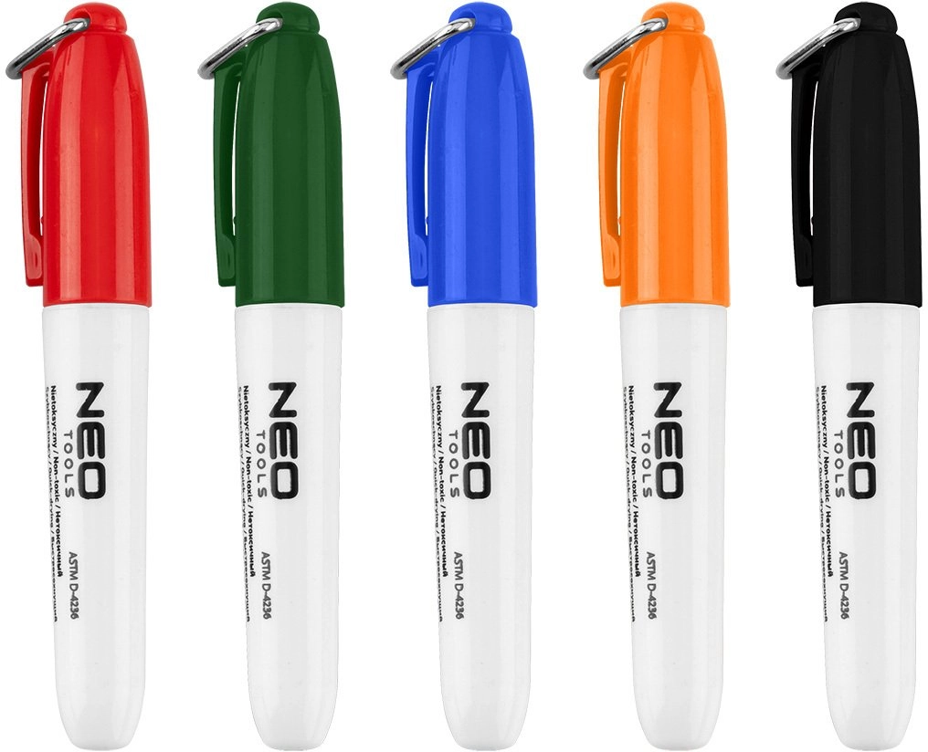 Neo Mini marker  5 colors  blister