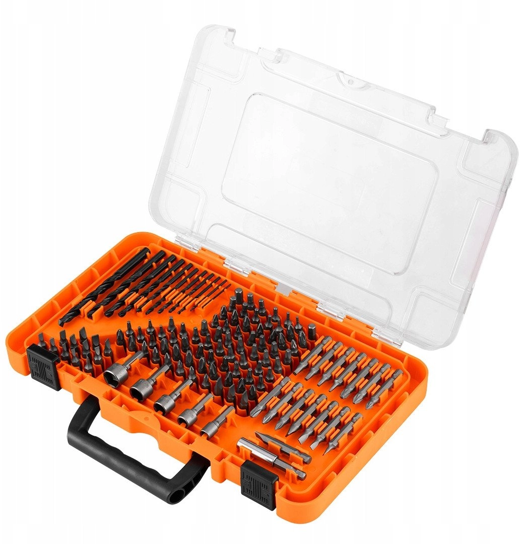 Set of drills and bits sockets