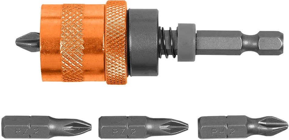Bit holder  1/4``  65 mm  set