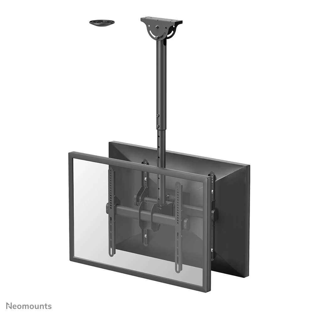 Neomounts NM-C440DBLACK Dual monitor/TV mount ceiling