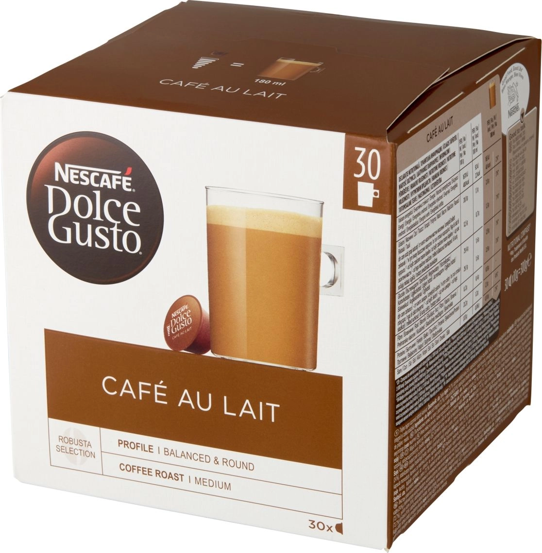 Dolce Gusto Cafe Au Lait -kahvikapseli