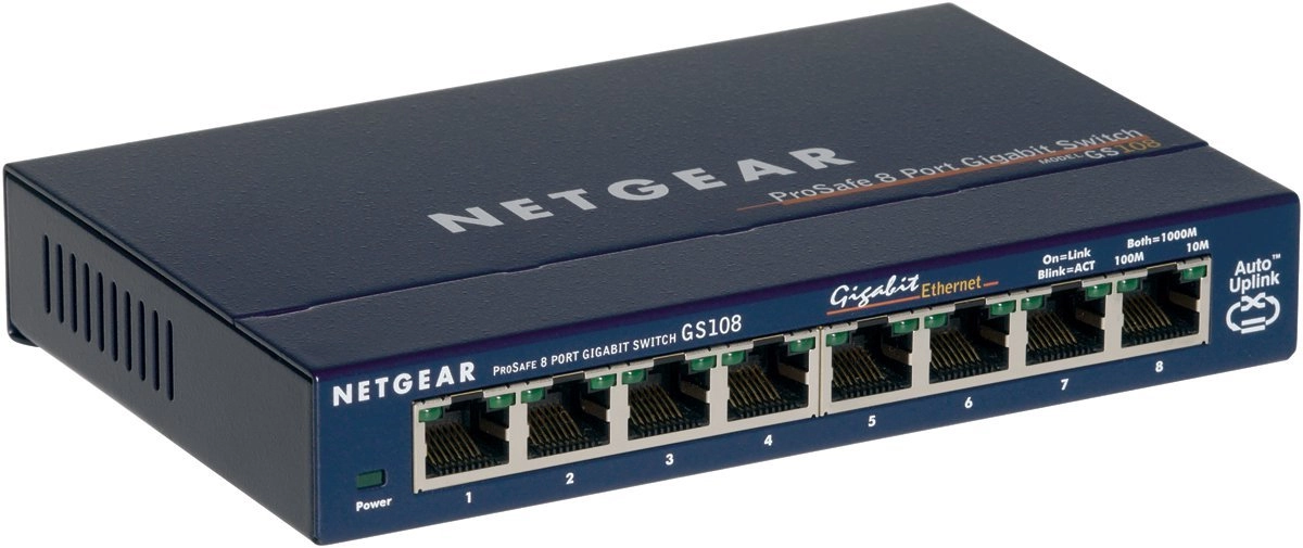NETGEAR GS108GE network switch Unmanaged Gigabit