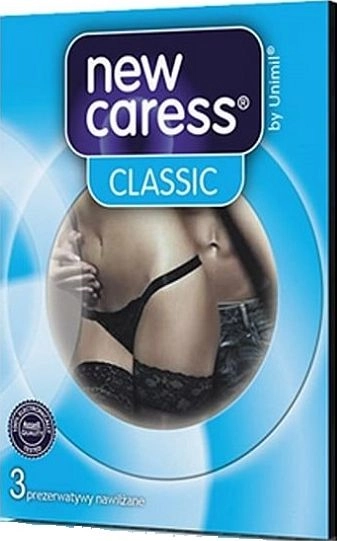 NEW CARESS_Classic latex condoms 3 pcs