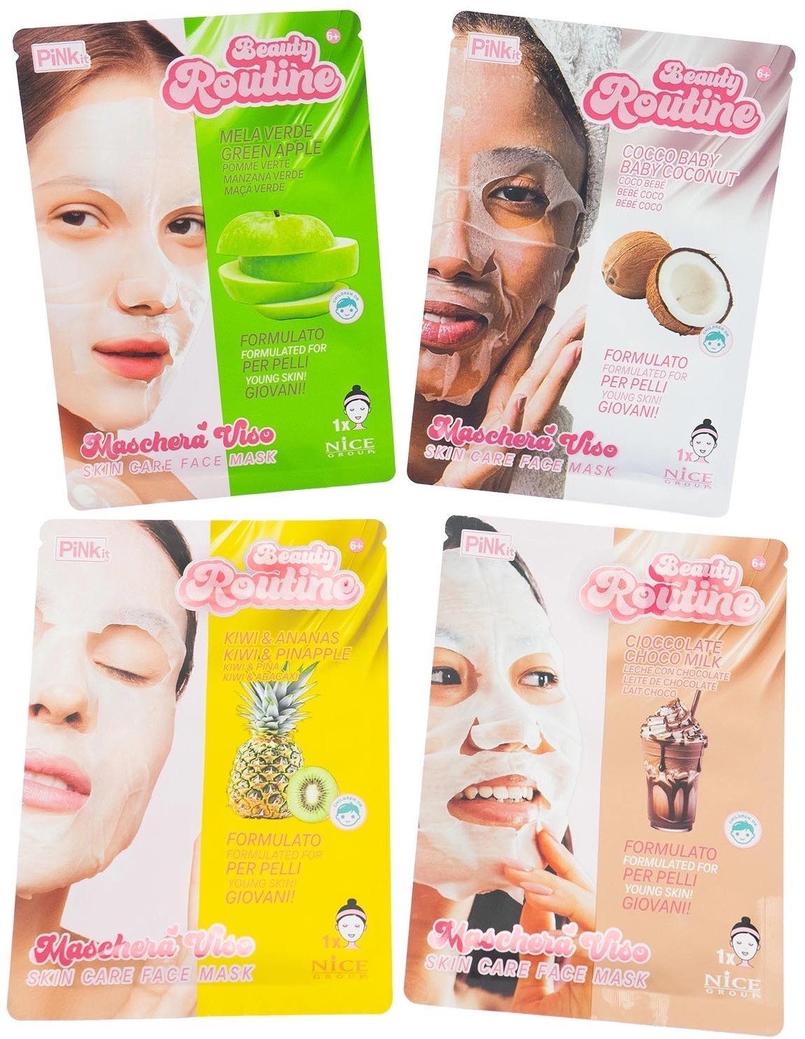 Nice BEAUTY ROUTINE FACE MASKS MIX