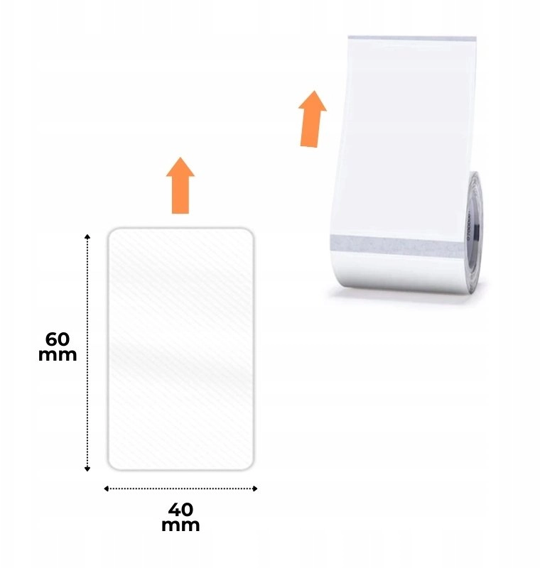 Niimbot Etykiety NIIMBOT B Series TT40x60-125