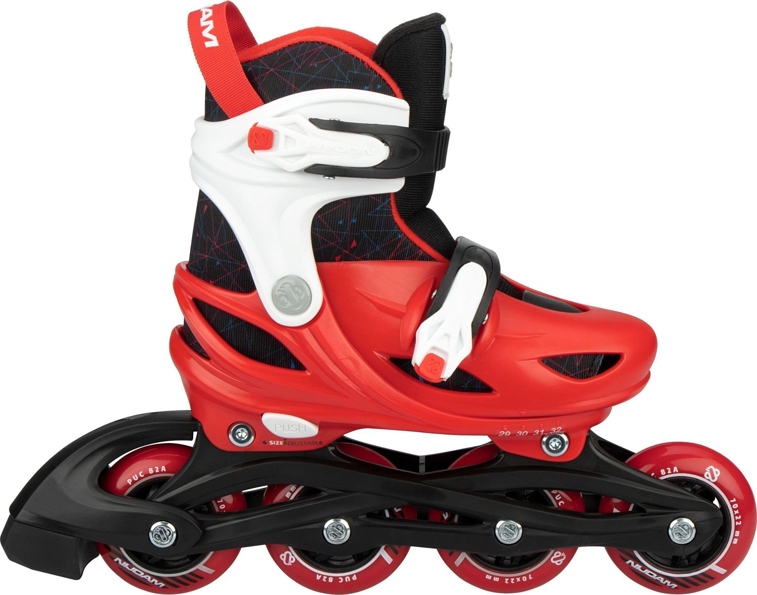 INLINE SKATES ADJUST RAD RACER 33-36