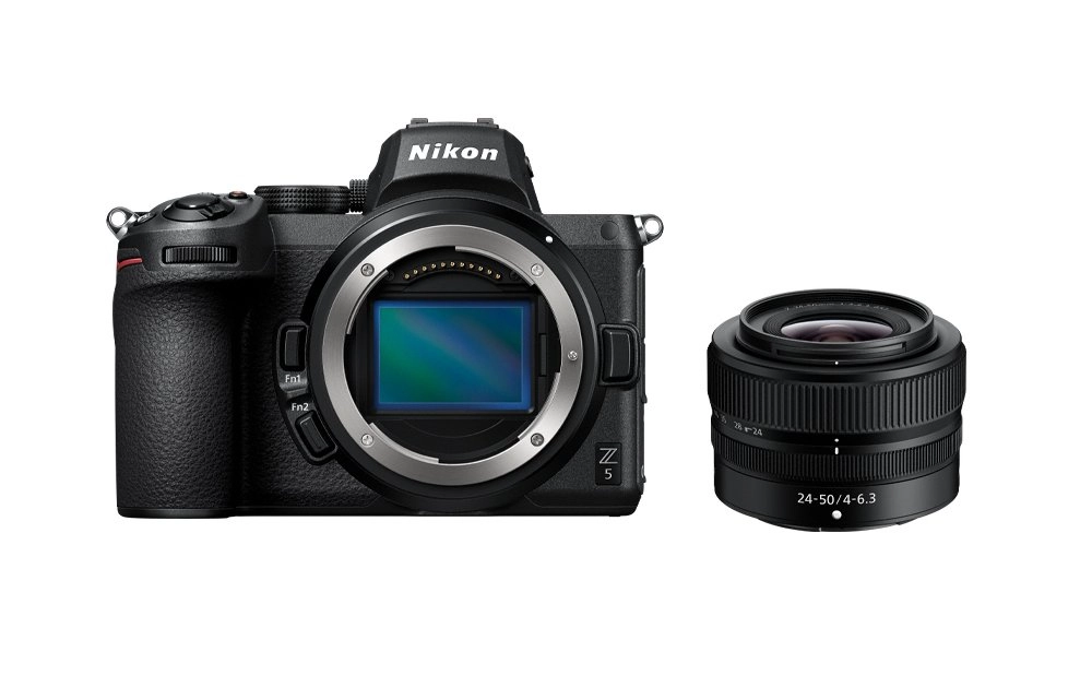 Nikon Z 5 24-50 Kit MILC 24,3 MP CMOS 6016 x 4016 pikseļi Melns