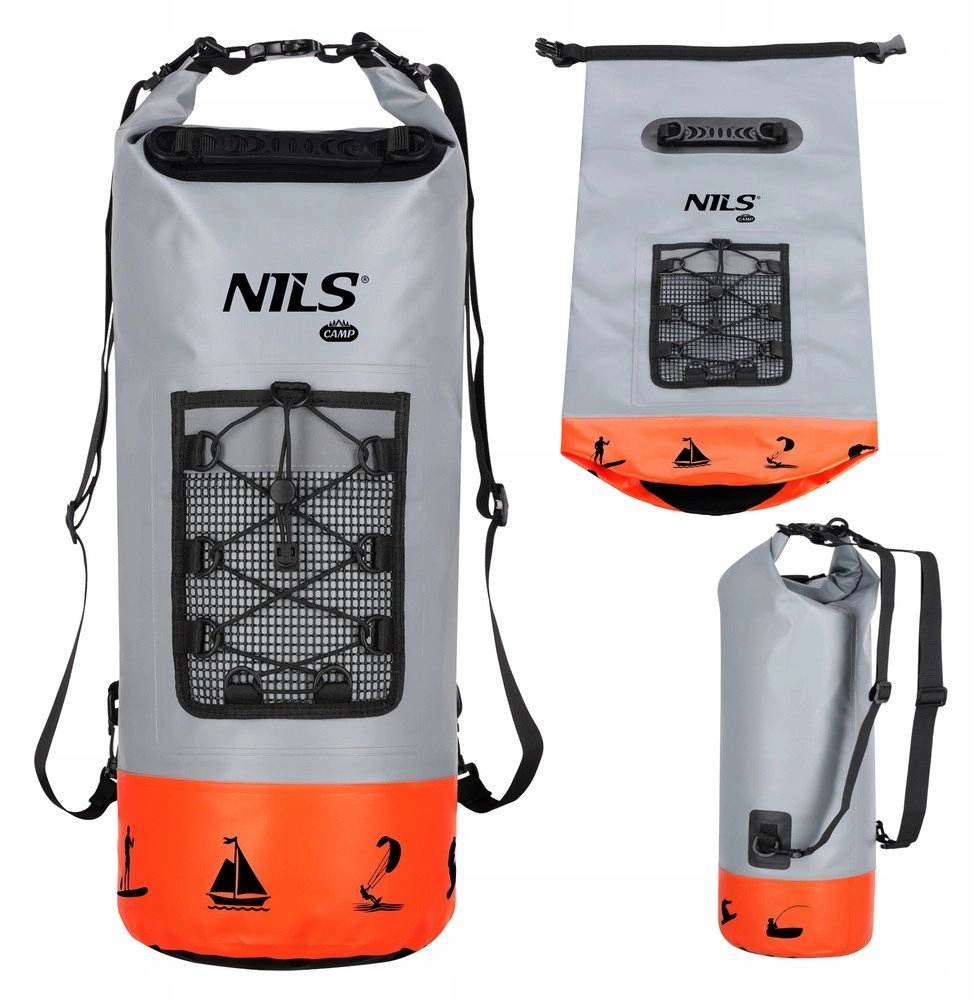 NC17108 WATERPROOF BACKPACK 25L ORANGE NILS