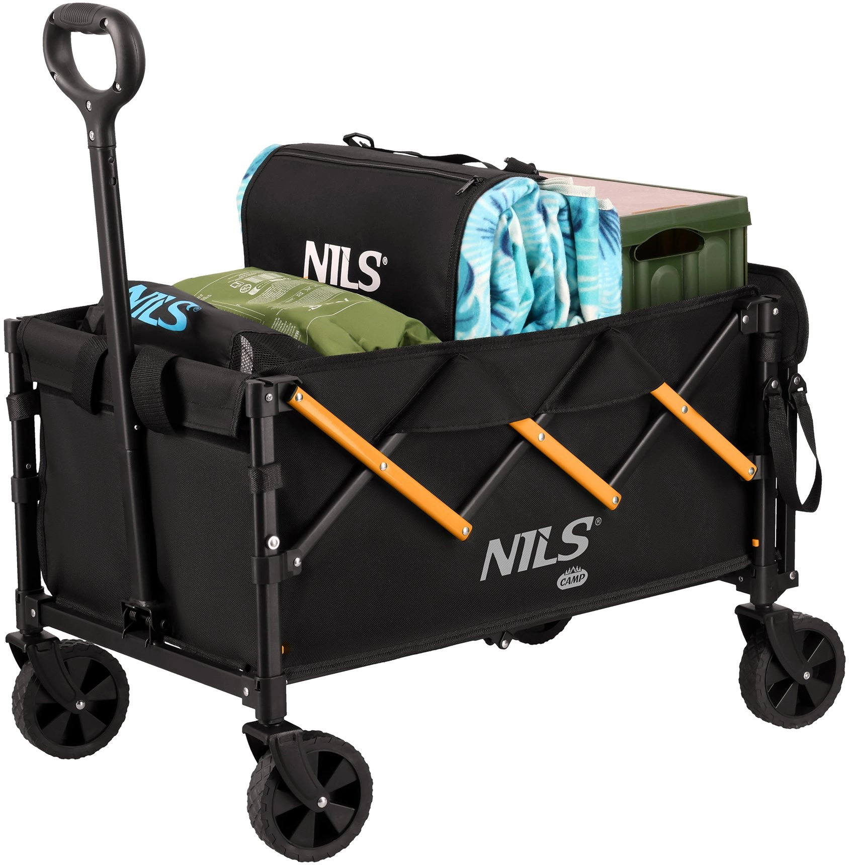 NC2608 FOLDABLE TOURIST STROLLER BLACK-ORANGE 100L